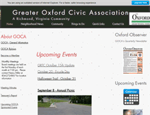 Tablet Screenshot of oxfordcivicassociation.com
